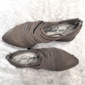 soft brown ankle boot wrapped leather